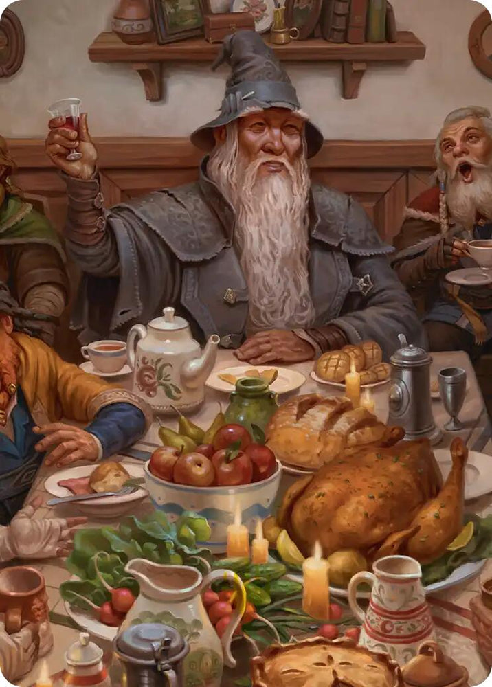 Gandalf, Party Guest Art Card (2/12) [The Hobbit Art Series] Magic: The Gathering