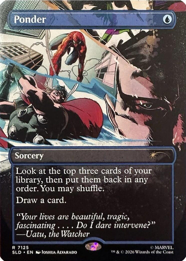 Ponder (7125) [Secret Lair Drop Series] Magic: The Gathering