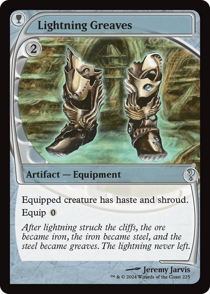 Lightning Greaves (Future Sight) [Mystery Booster 2] Magic: The Gathering