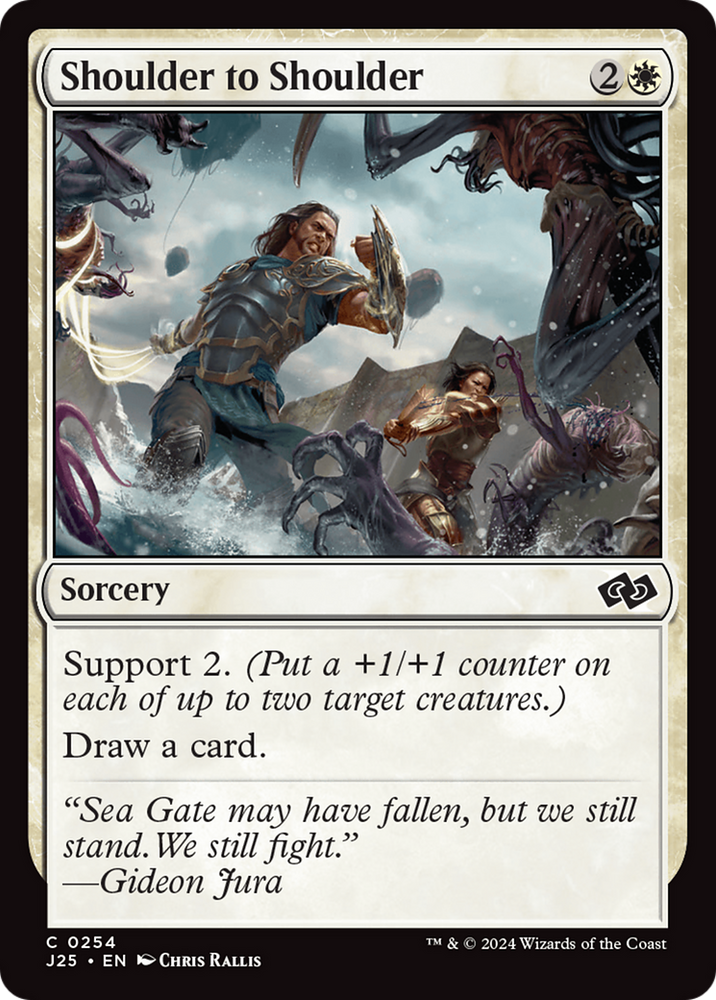 Shoulder to Shoulder [Foundations Jumpstart] Magic: The Gathering