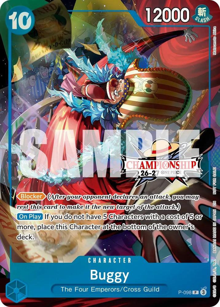 Buggy (CS 26-27 Event Pack) [One Piece Promotion Cards] Bandai