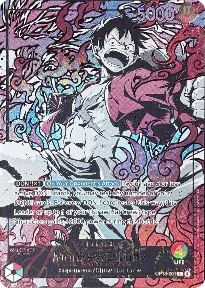 Monkey.D.Luffy (English Version 3rd Anniversary Set) [One Piece Promotion Cards] Bandai