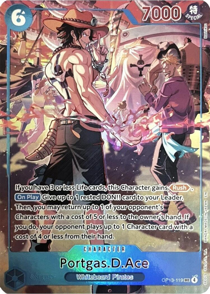 Portgas.D.Ace (English Version 3rd Anniversary Set) [One Piece Promotion Cards] Bandai