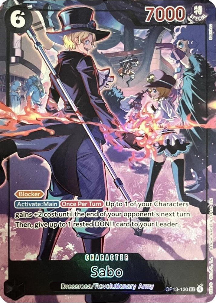 Sabo (English Version 3rd Anniversary Set) [One Piece Promotion Cards] Bandai