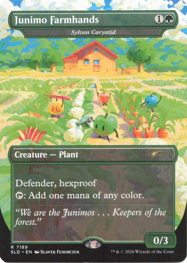 Junimo Farmhands - Sylvan Caryatid [Secret Lair Drop Series] Magic: The Gathering