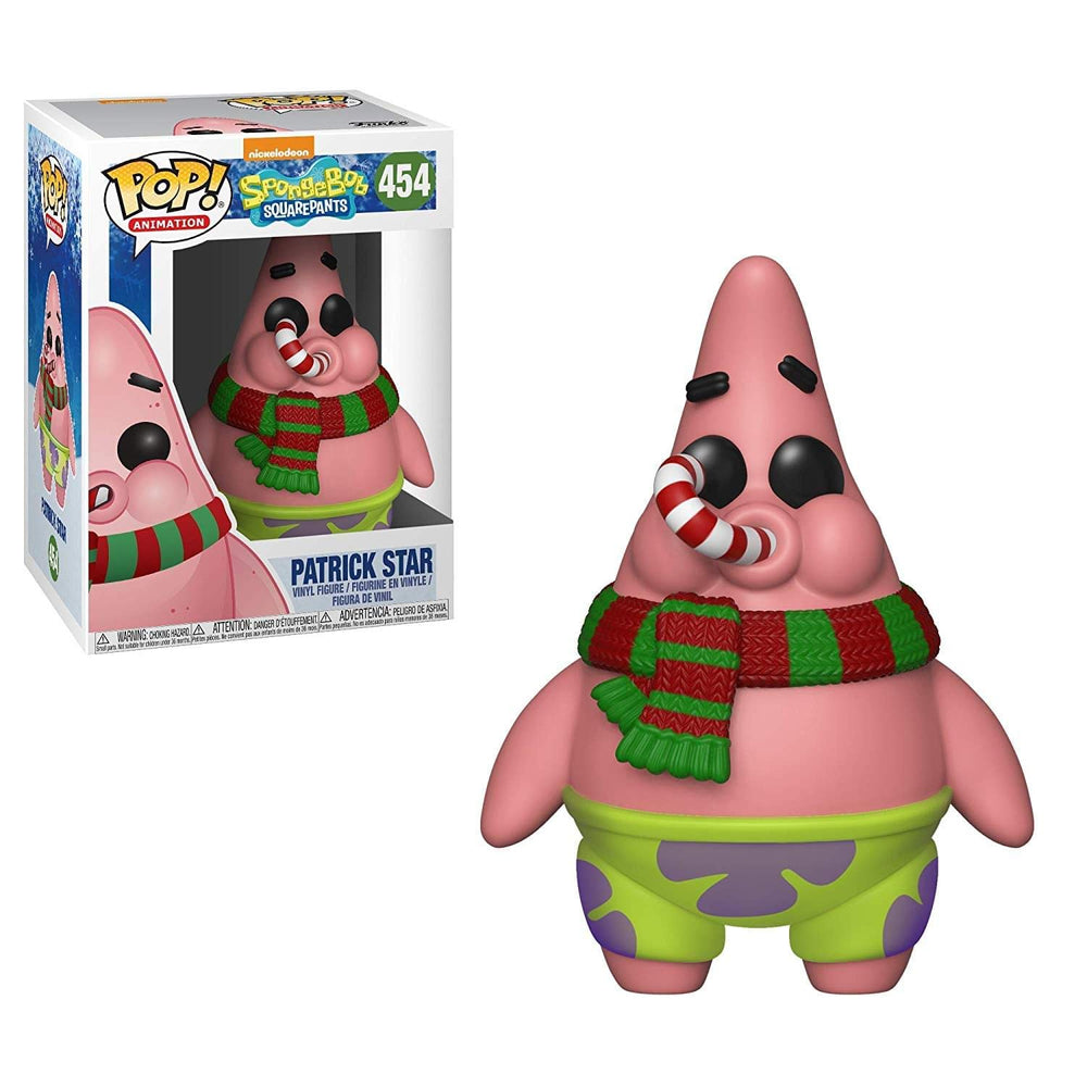 Funko Pop Animation: Spongebob Squarepants- Holiday Patrick Collectible Figure, Multicolor FUNKO