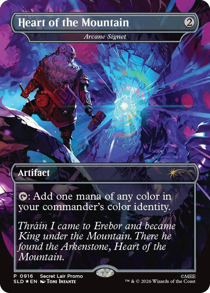 Heart of the Mountain - Arcane Signet [Secret Lair Drop Series] Magic: The Gathering