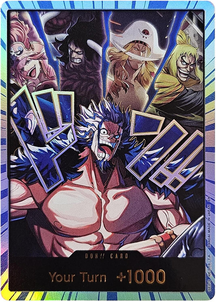 DON!! Card (Alternate Art) (Rocks) (Special Foil) [The World's Strongest Warriors] Bandai