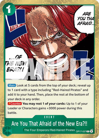 Are You That Afraid of the New Era?! [The World's Strongest Warriors] Bandai
