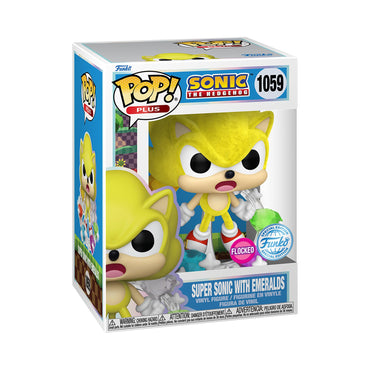 Funko Pop Plus: Sonic - Super Sonic with Emeralds - Sonic The Hedgehog - Amazon Exclusive - Collectable Vinyl Figure - Gift Idea - Official Products - Video Games Fans FUNKO