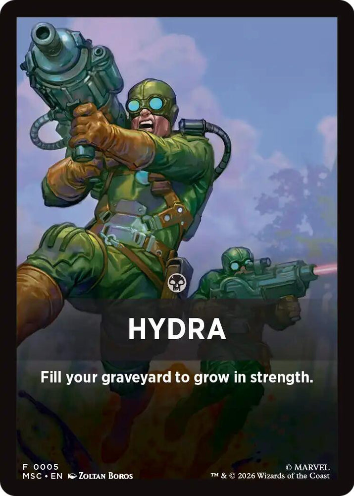 Hydra Theme Card (0005) [Marvel Super Heroes Commander] Magic: The Gathering