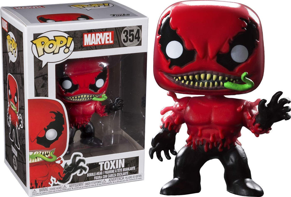 Funko Pop Marvel: Toxin Bobble-head Collectible Figure, Multicolor FUNKO