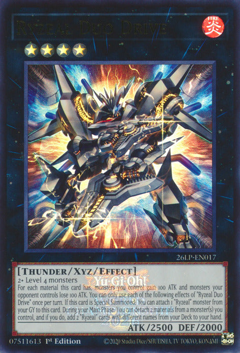Ryzeal Duo Drive (Emblazoned) [26LP-EN017] Ultra Rare Yu-Gi-Oh!