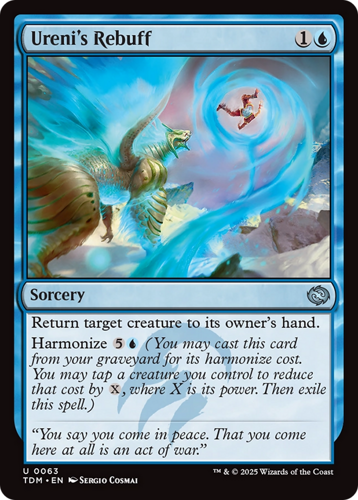 Ureni's Rebuff [Tarkir: Dragonstorm] Magic: The Gathering