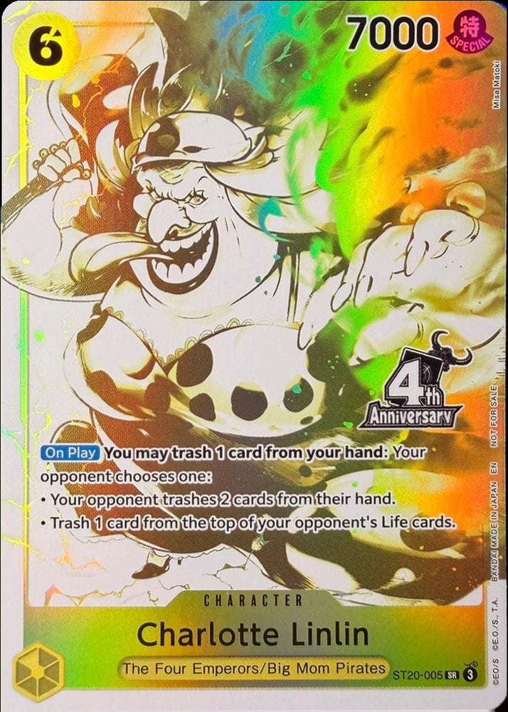 Charlotte Linlin (4th Anniversary Treasure Campaign Pack) [One Piece Promotion Cards] Bandai