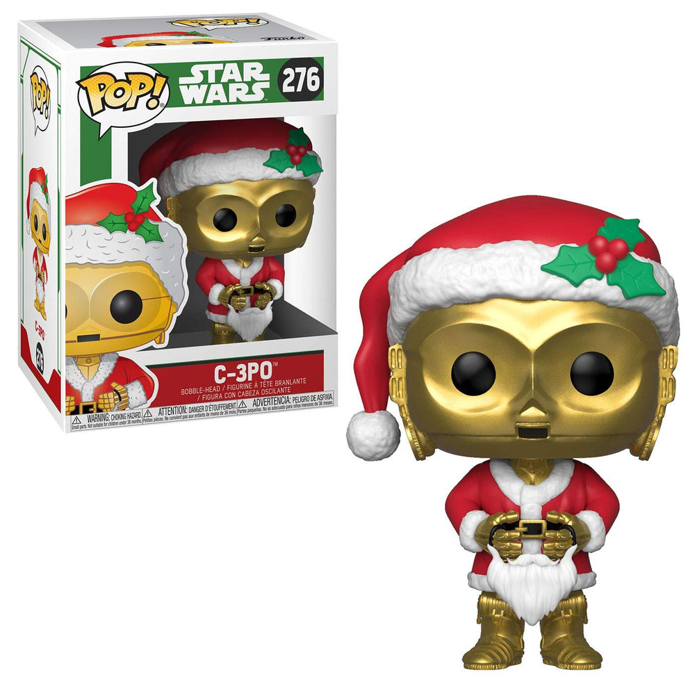Funko Pop Star Wars: Holiday - Santa C-3Po Collectible Figure, Multicolor FUNKO