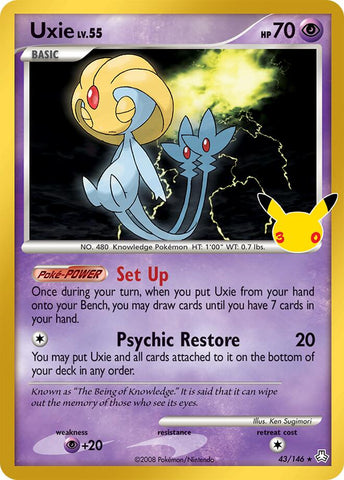 Uxie (43/146) [Mega Evolution: 30th Celebration Classic Collection] Pokémon