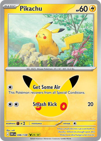 Pikachu (046/128) [Mega Evolution: 30th Celebration] Pokémon