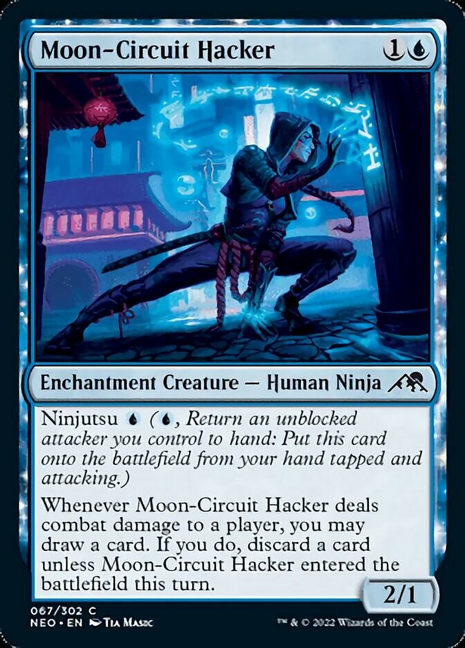 Moon-Circuit Hacker [Kamigawa: Neon Dynasty] Magic: The Gathering