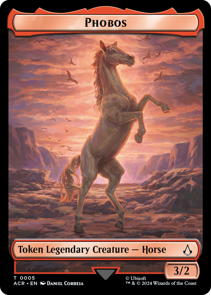 Assassin // Phobos Double-Sided Token [Assassin's Creed Tokens] Magic: The Gathering