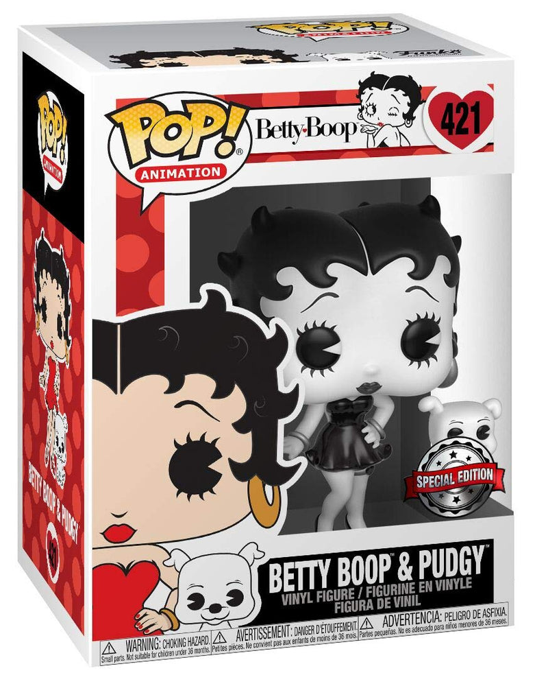 Funko Pop! BETTY BOOP & PUDGY 421 CHASE EE EXCLUSIVE FUNKO