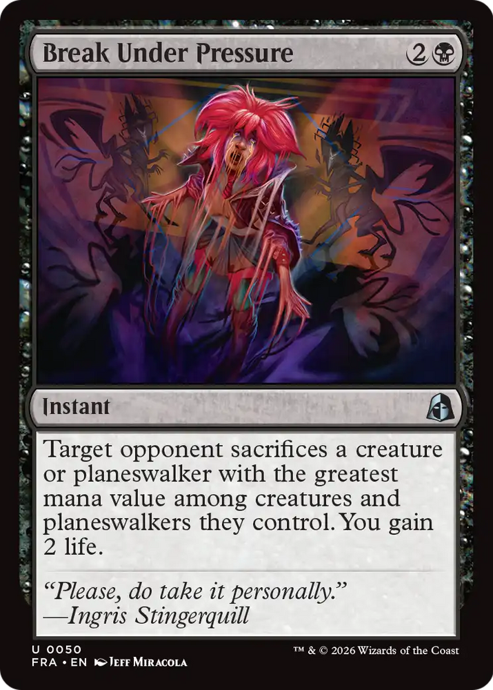 Break Under Pressure [Reality Fracture] Magic: The Gathering