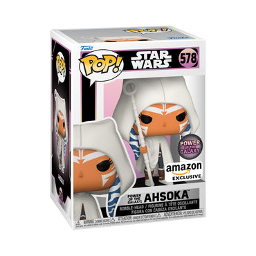 Funko POP! Star Wars: Ahsoka Tano - (Power of The Galaxy) - Collectable Vinyl Figure - Gift Idea - Official Merchandise - for Kids & Adults - Movies Fans - Amazon Exclusive FUNKO