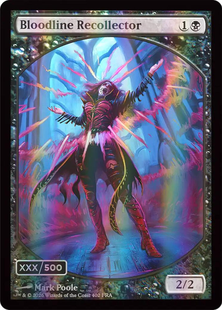Bloodline Recollector (Retro Frame) (Serial Numbered) (Double Rainbow Foil) [Reality Fracture] Magic: The Gathering