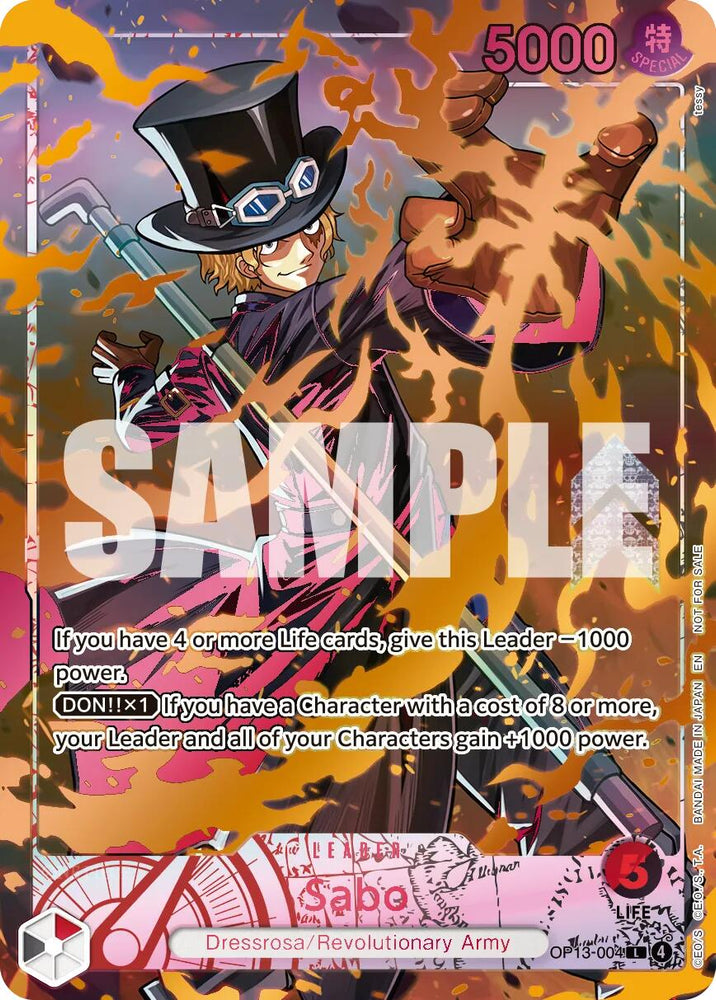Sabo (Flame-Flame Fruit Coliseum) [One Piece Promotion Cards] Bandai