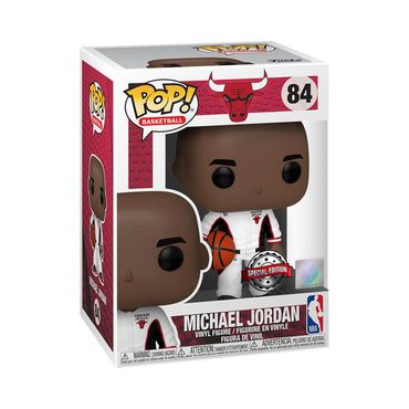 Funko POP! NBA: Chicago Bulls - Michael Jordan - (Bulls White Warmup) - Collectable Vinyl Figure - Gift Idea - Official Merchandise - Toys for Kids & Adults - Sports Fans FUNKO
