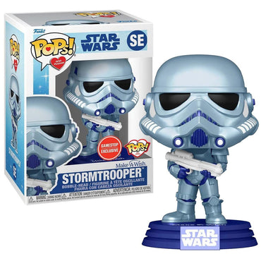Make-A-Wish Stormtrooper Funko POP! Vinyl Bobble-Head Figure GameStop Exclusive FUNKO
