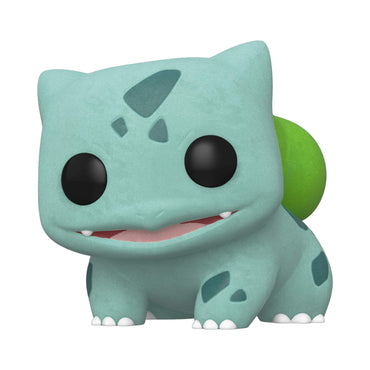 Funko Pop! Games: Pokémon - Flocked Bulbasaur Vinyl Figure, Spring Convention Exclusive FUNKO