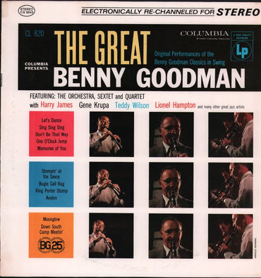The Great Benny Goodman [Vinyl] Benny Goodman; Gene Krupa; Lionel Hampton and Harry James VINYL