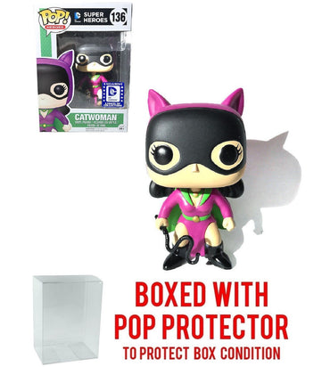 Funko Pop! DC Super Heroes Legion of Collectors - Catwoman #136 Vinyl Figure (Bundled with Pop BOX PROTECTOR CASE) FUNKO