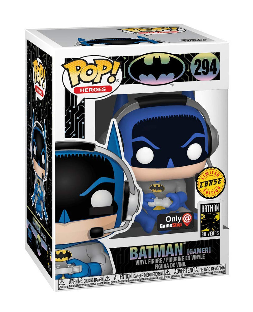 Funko Pop! DC Gamer Batman Sitting Chase Exclusive FUNKO