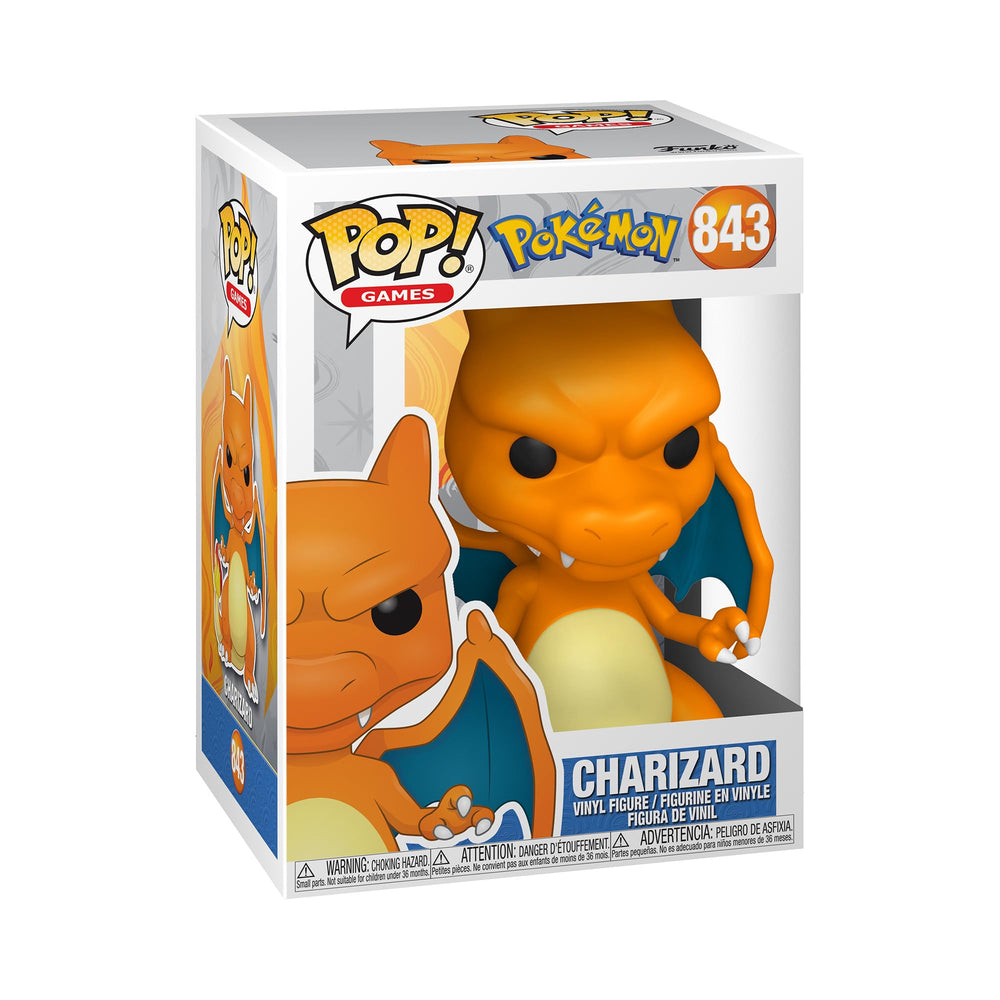 Funko Pop Games: Pokemon - Charizard 3.75 Inches - Collectable Vinyl Figure - Gift Idea - Official Merchandise - Toys for Kids & Adults - Video Games Fans - Model Figure for Collectors and Display FUNKO