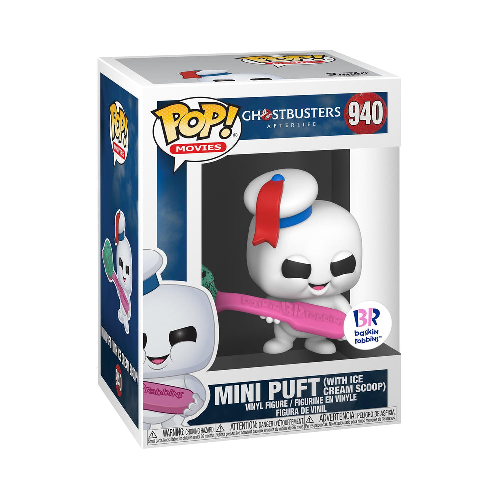Funko Pop Ghostbusters Afterlife - Mini Puft w/Scoop #940 - Exclusive Special Edition - Mini Puft FUNKO
