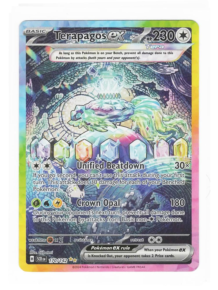 Terapagos ex - 170/142 - Special Illustration Rare Pokémon