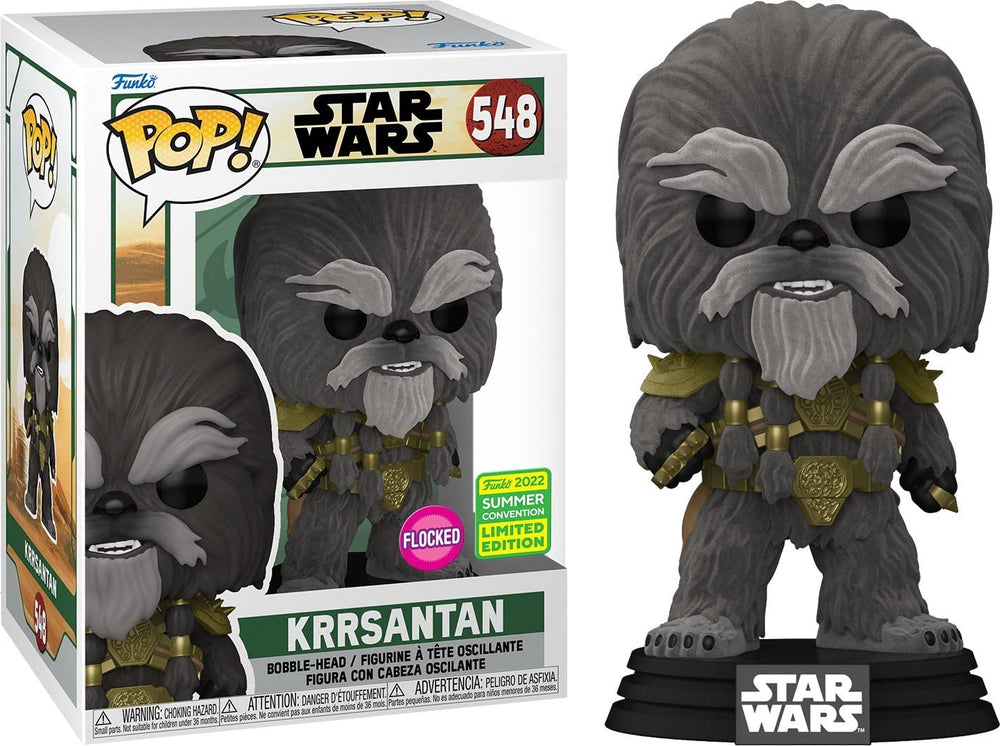 Funko Pop! Star Wars Krrsantan Flocked Summer Shared Convention Exclusive Vinyl Figure FUN65256 FUNKO