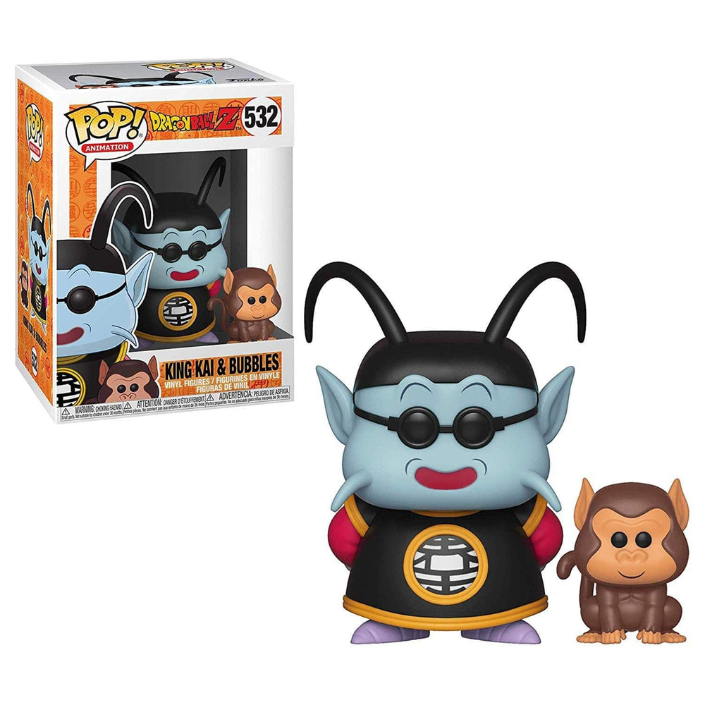 Funko Pop! & Buddy: Dragon Ball Z - King Kai & Bubbles Toy, Multicolor FUNKO