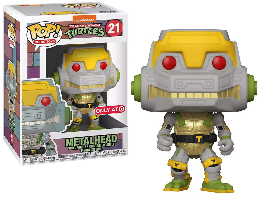 Pop! Funko Teenage Mutant Ninja Turtles Exclusive Metalhead #21 FUNKO