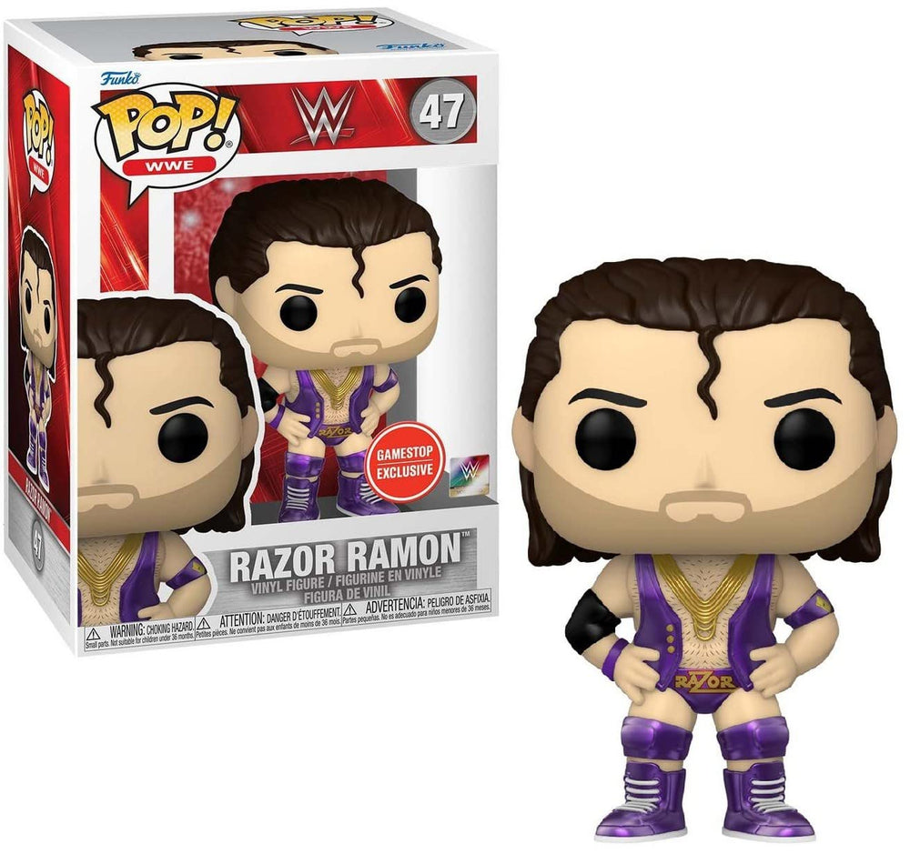 Razor Ramon (Purple Metallic) WWE Funko Pop! Vinyl Figure - GameStop Exclusive FUNKO