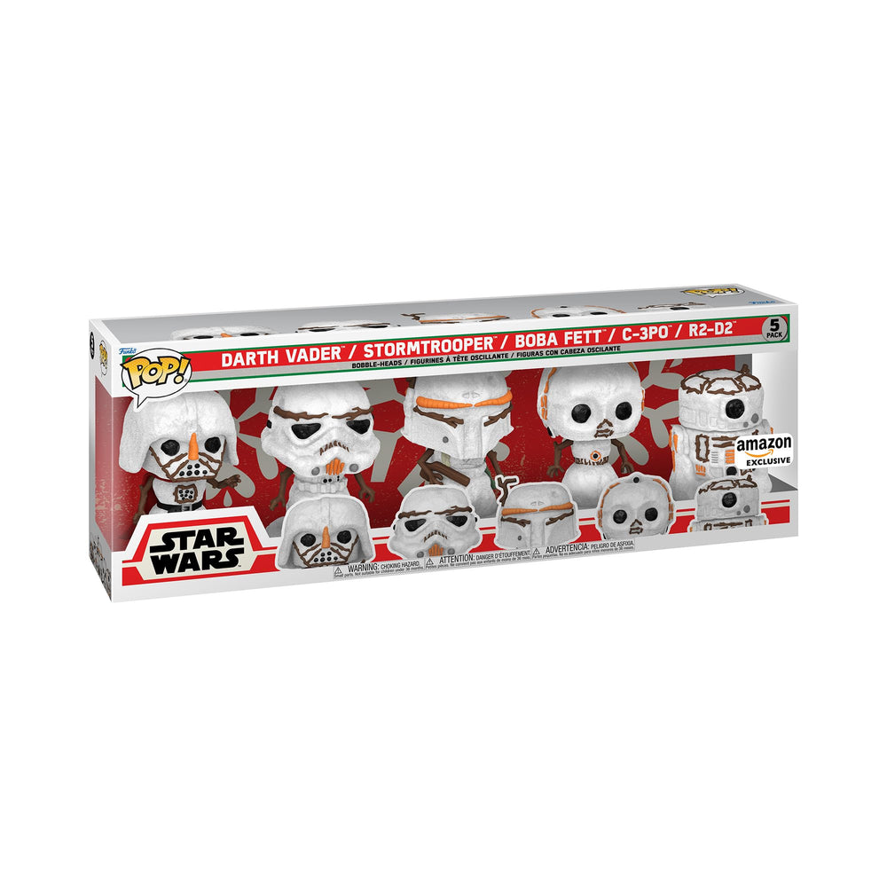 Funko Pop! Star Wars Holiday: Snowman 5 Pack, Amazon Exclusive FUNKO