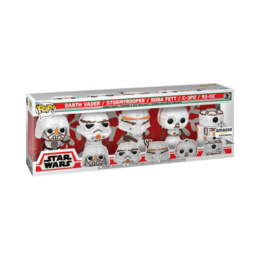 Funko Pop! Star Wars Holiday: Snowman 5 Pack, Amazon Exclusive FUNKO