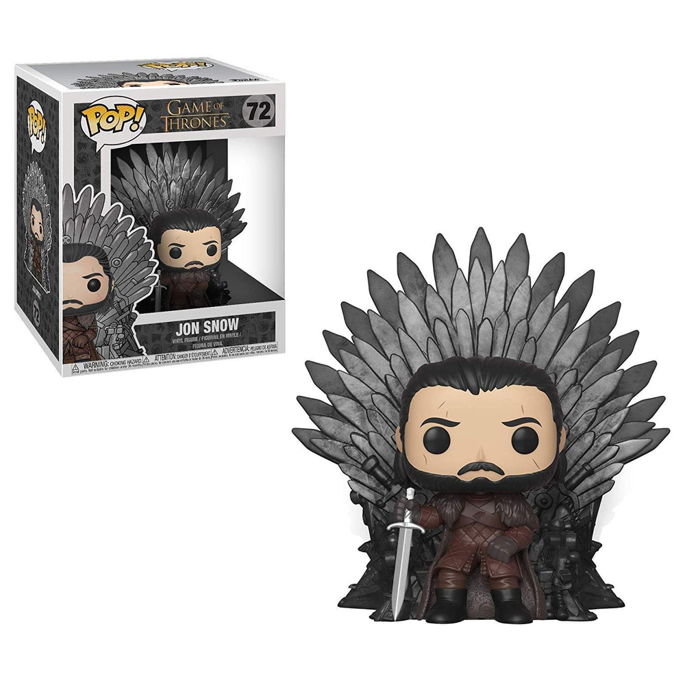 Funko Pop! Deluxe: Game of Thrones - Jon Snow Sitting On Iron Throne FUNKO