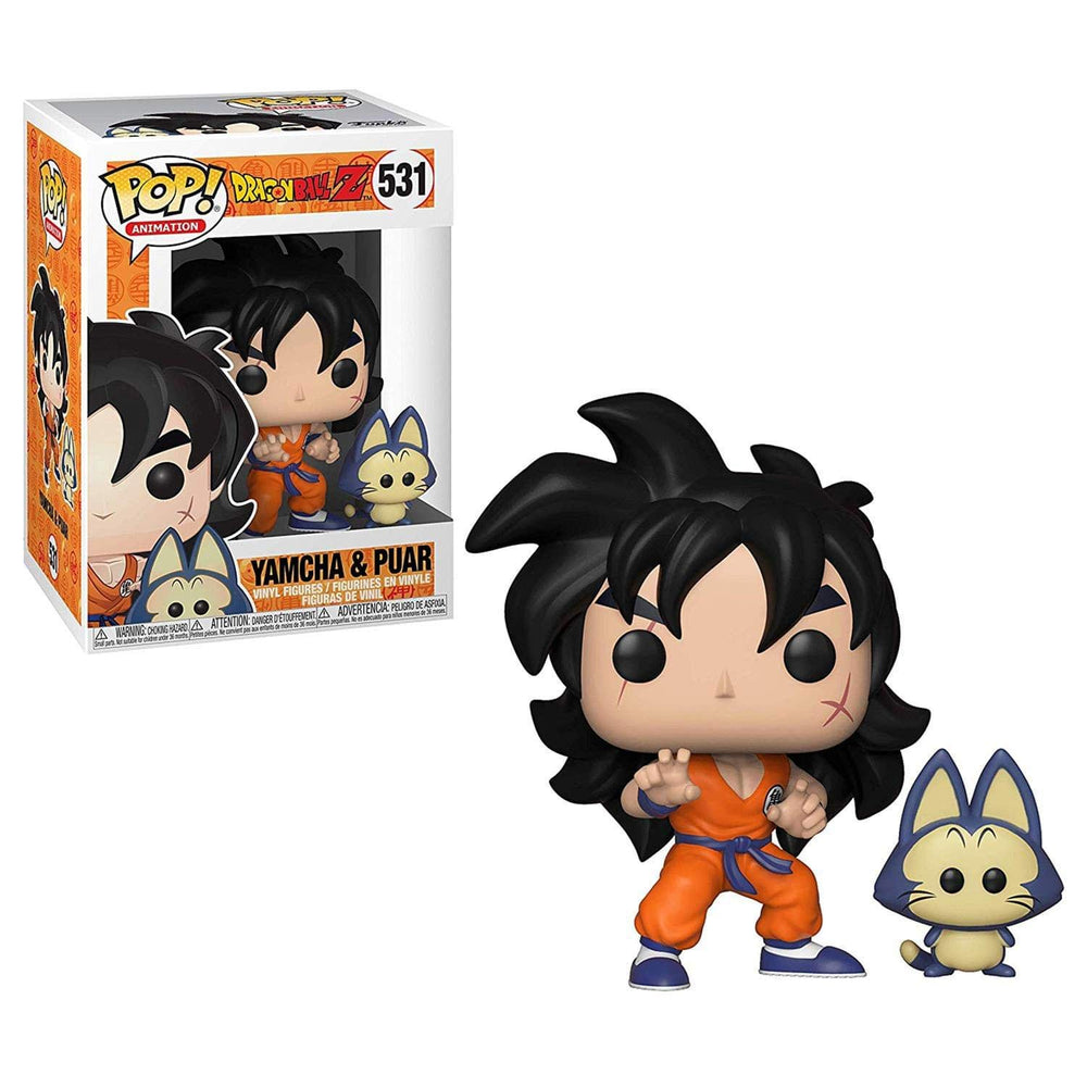 Funko Pop! & Buddy: Dragon Ball Z - Yamcha & Puar Toy, Multicolor FUNKO
