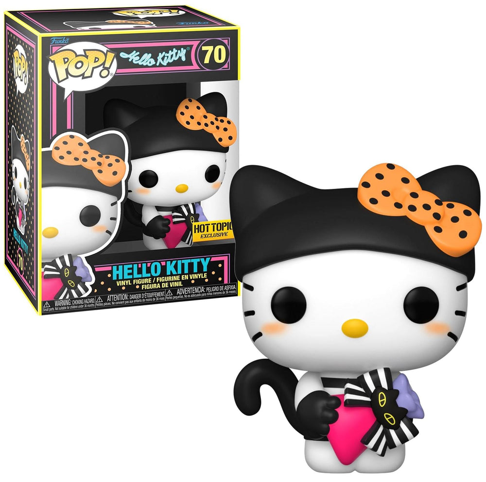 Funko All Pop! Sanrio: Hello Kitty - Hello Kitty with Gift (BLKLT)(Exc) - Collectable Vinyl Figure - Gift Idea - Official Merchandise - Toys for Kids & Adults - TV Fans - Model Figure for Collectors FUNKO