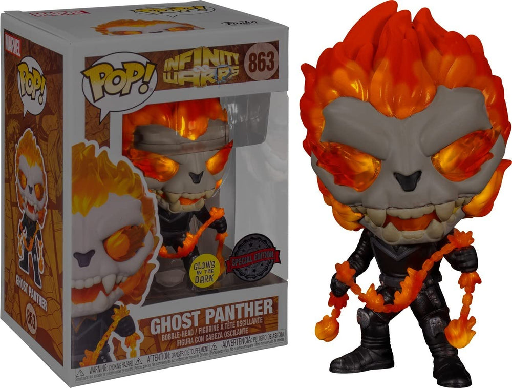 Funko Pop Marvel Warps Ghost Panther Glow FUNKO
