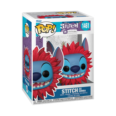 Funko POP! Disney: Stitch Costume - The Lion King - Stitch as Simba - Collectable Vinyl Figure - Gift Idea - Official Merchandise - for Kids & Adults - Movies Fans - Model Figure for Collectors FUNKO