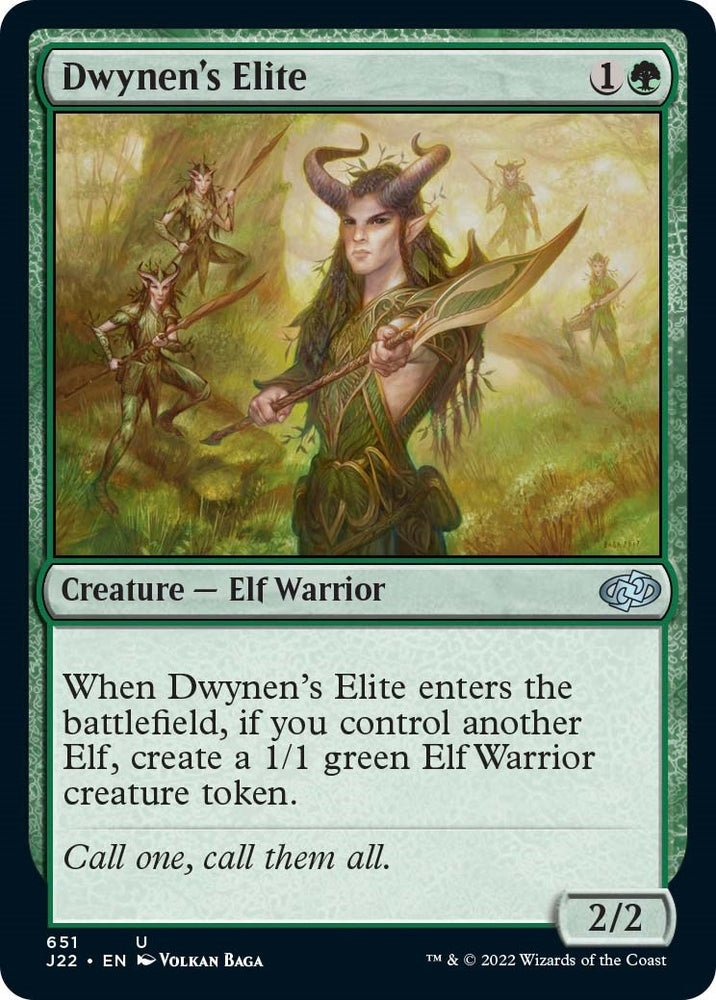 Dwynen's Elite [Jumpstart 2022] Magic: The Gathering